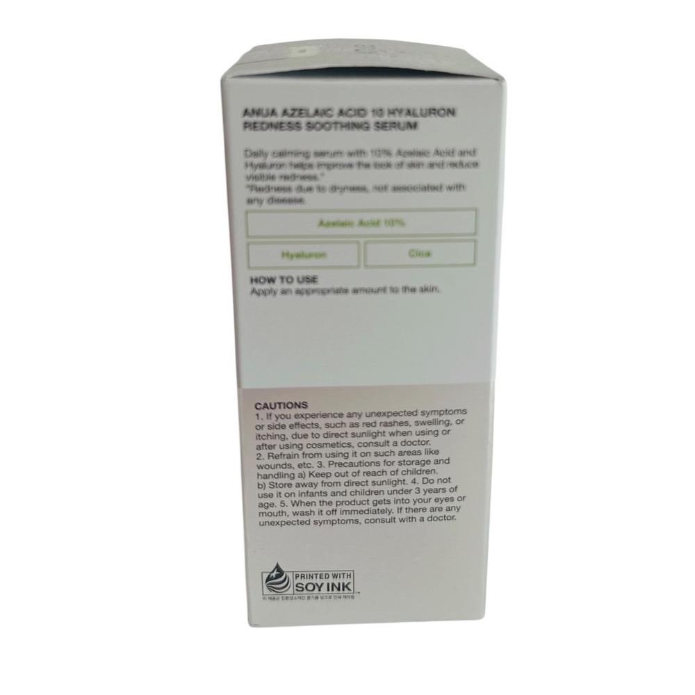 Anua Azelaic Acid 10 Hyaluron Redness Soothing Serum New 30ml Women NWOT - Picture 9 of 11